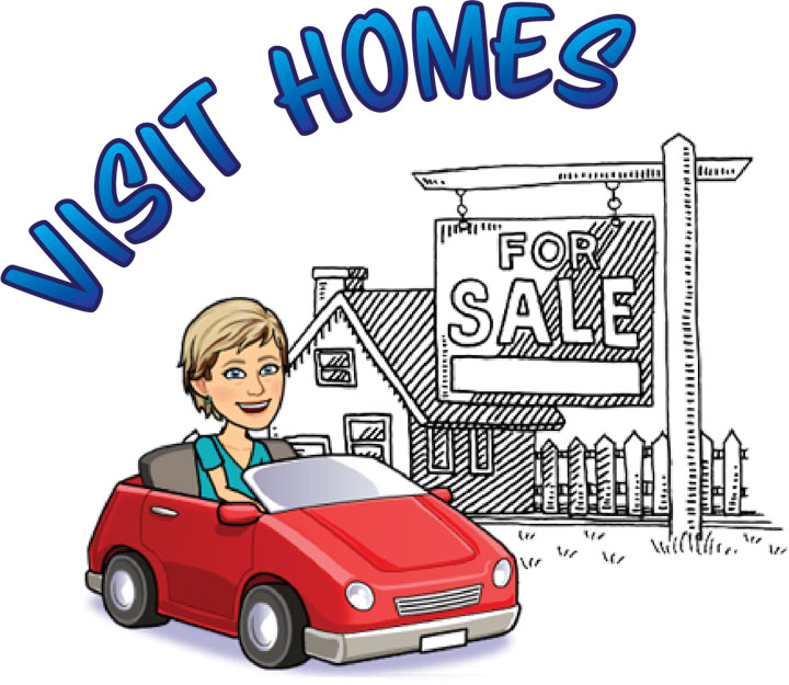 Visit homes with My Agent Connie La Barge Thomas Realtor Bitmoji